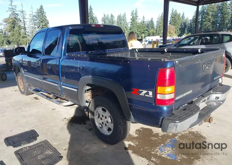 2002 Chevrolet Silverado 1500 Lt from USA, damaged, VIN 1GCEK19T72E206196